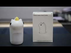 Mini Smart Unicorn Silicona Luz nocturna Reloj de alarma soporte de atenuación Diseños personalizados